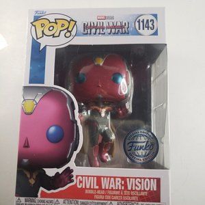 Civil War Vision 1143 Special Edition Funko Pop